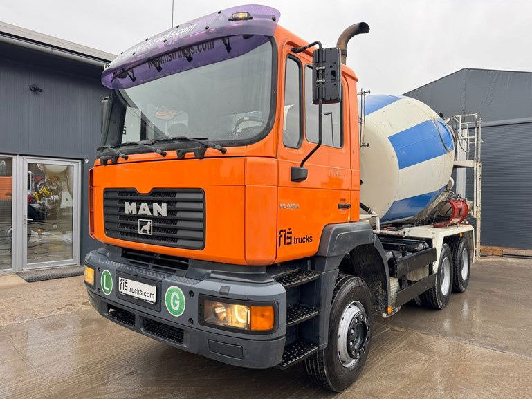 MAN 27.414 FE 410A 6x4 stetter - 7m3 - euro 3 - Concrete mixer truck: picture 1 MAN 27.414 FE 410A 6x4 stetter - 7m3 - euro 3 - Concrete mixer truck: picture 1