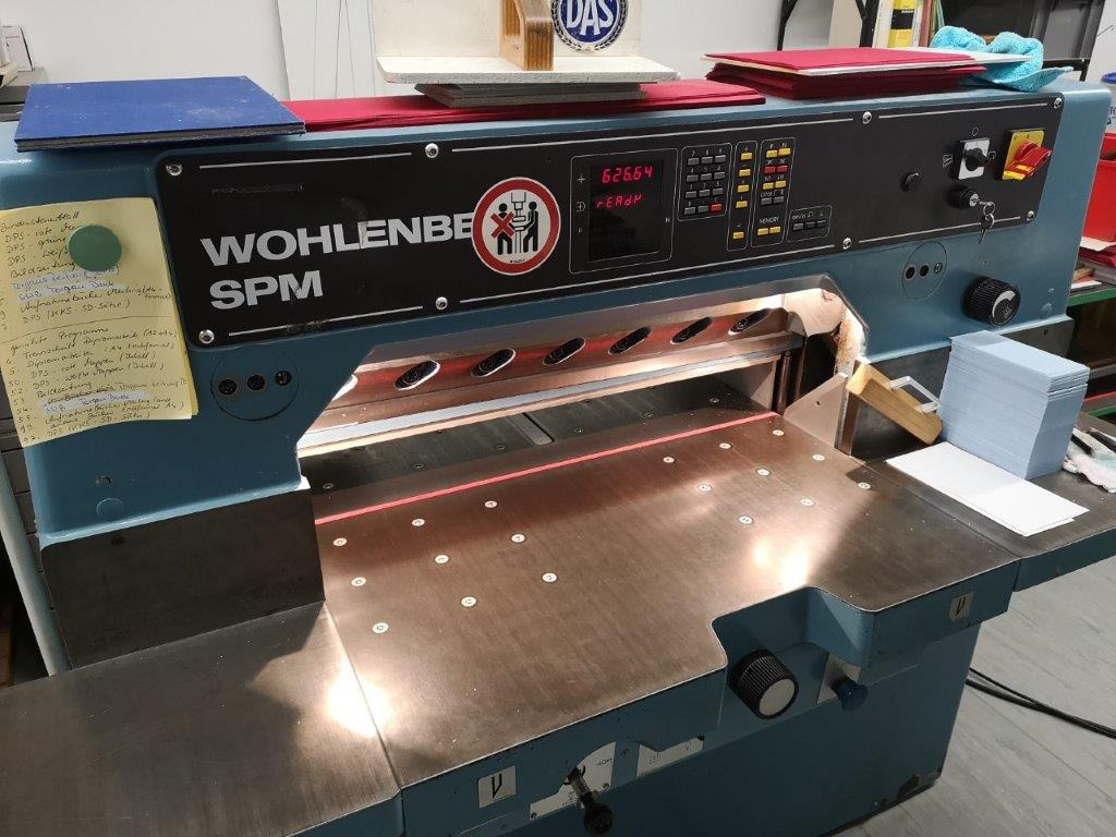 High-speed cutter Wohlenberg WP 76 SPM - Paper cutting machine: picture 1 High-speed cutter Wohlenberg WP 76 SPM - Paper cutting machine: picture 1