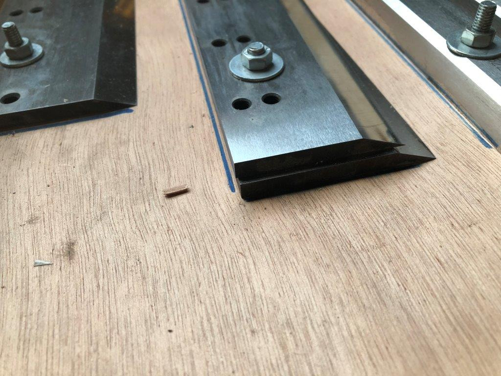 Knife set three-knife trimmer Muller Martini 890 - Paper cutting machine: picture 5 Knife set three-knife trimmer Muller Martini 890 - Paper cutting machine: picture 5