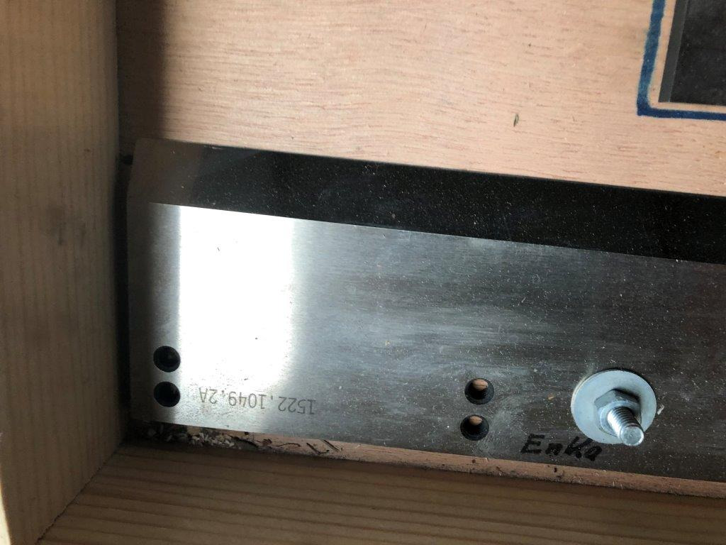 Knife set three-knife trimmer Muller Martini 890 - Paper cutting machine: picture 3 Knife set three-knife trimmer Muller Martini 890 - Paper cutting machine: picture 3