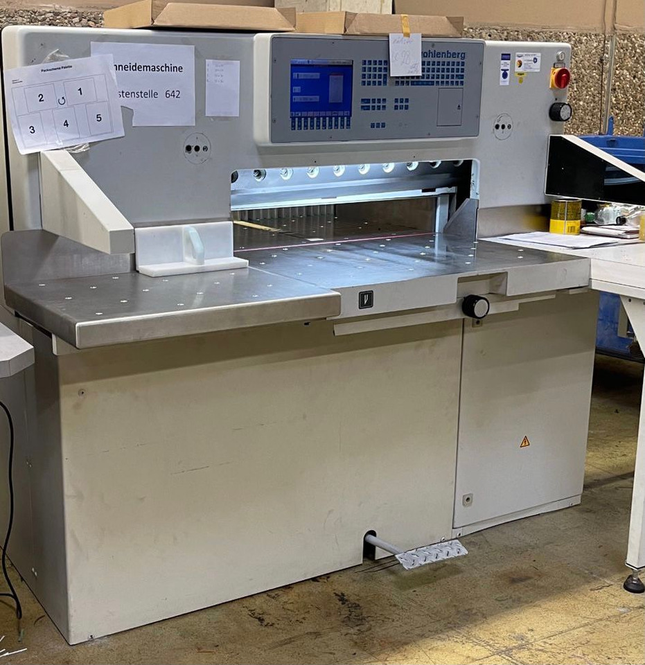 Wohlenberg cut-tec 92 high-speed cutter - Paper cutting machine: picture 1 Wohlenberg cut-tec 92 high-speed cutter - Paper cutting machine: picture 1