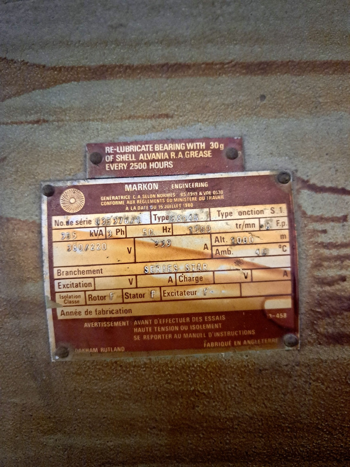 SDMO 350 kVa Cummins NTTA855 - Generator set: picture 5 SDMO 350 kVa Cummins NTTA855 - Generator set: picture 5