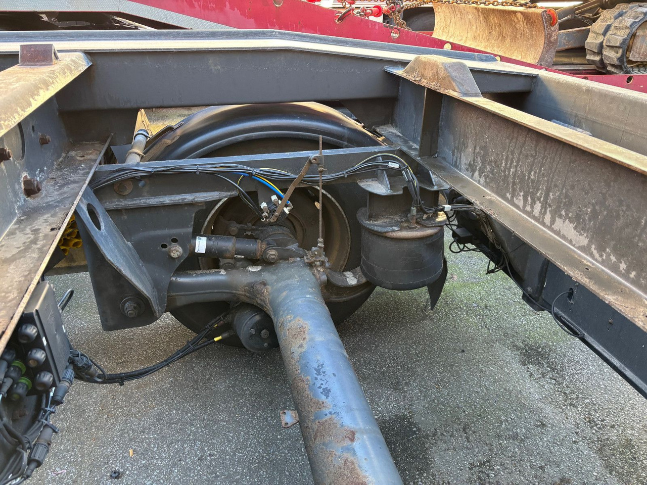 Jung R. TOP ZUSTAND / MICHELIN Ber. - Roll-off/ Skip trailer: picture 5 Jung R. TOP ZUSTAND / MICHELIN Ber. - Roll-off/ Skip trailer: picture 5