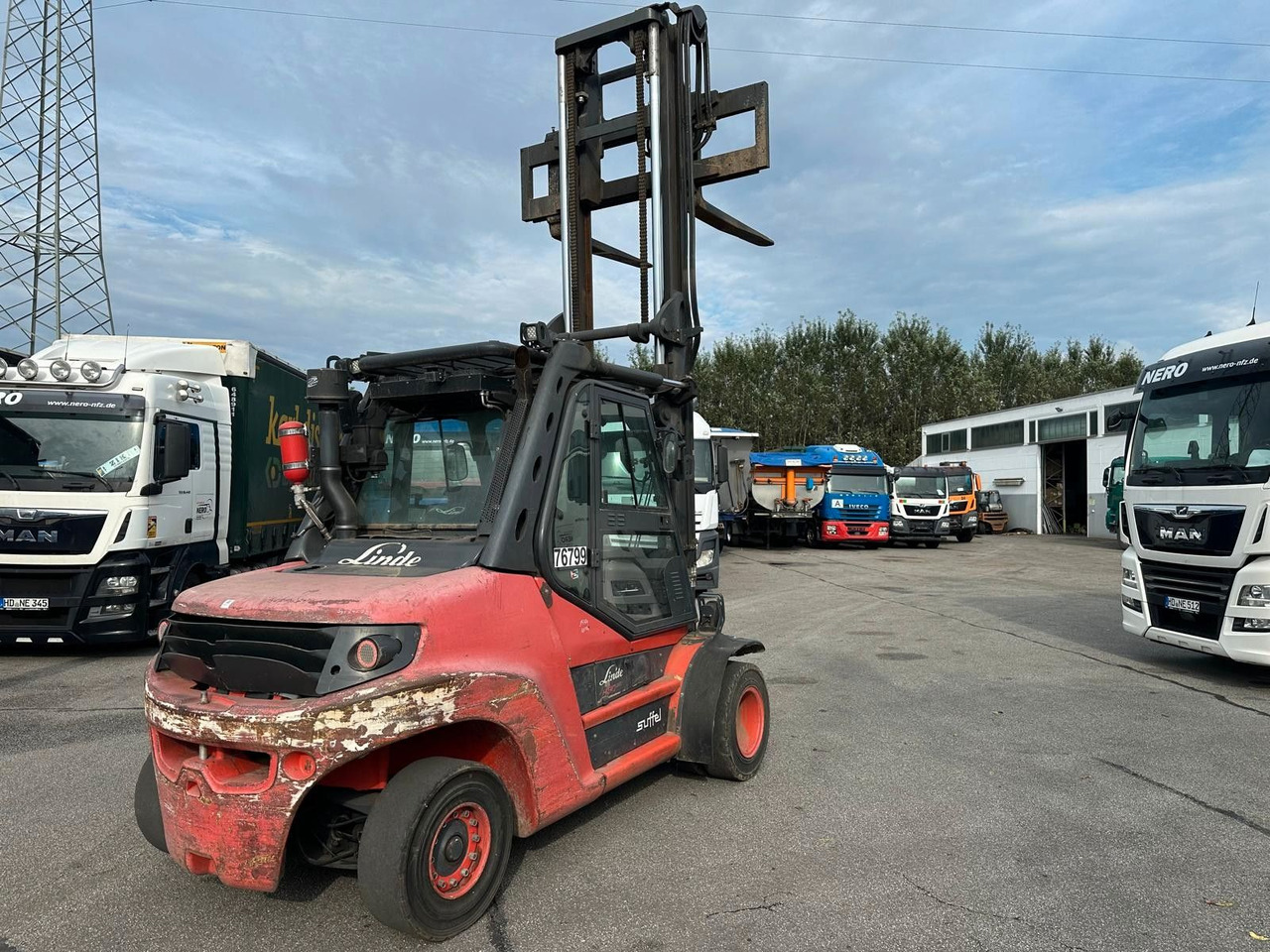 Linde H80D -03/900 Klima/Rückfahrkamera Linde H80D -03/900 Klima/Rückfahrkamera - Diesel forklift: picture 3 Linde H80D -03/900 Klima/Rückfahrkamera Linde H80D -03/900 Klima/Rückfahrkamera - Diesel forklift: picture 3