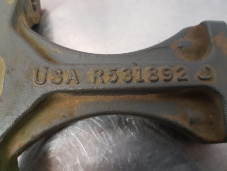 John Deere, Claas Arion 640, 50, 6000 Filter Bracket Support 0021643050, R531892 - Muffler/ Exhaust system: picture 3 John Deere, Claas Arion 640, 50, 6000 Filter Bracket Support 0021643050, R531892 - Muffler/ Exhaust system: picture 3