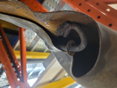 Valtra S374, S295 Massey Ferguson 8732, 8735, 8737 Engine Exhaust Stack Pipe 4377064m2 - Muffler/ Exhaust system: picture 3 Valtra S374, S295 Massey Ferguson 8732, 8735, 8737 Engine Exhaust Stack Pipe 4377064m2 - Muffler/ Exhaust system: picture 3
