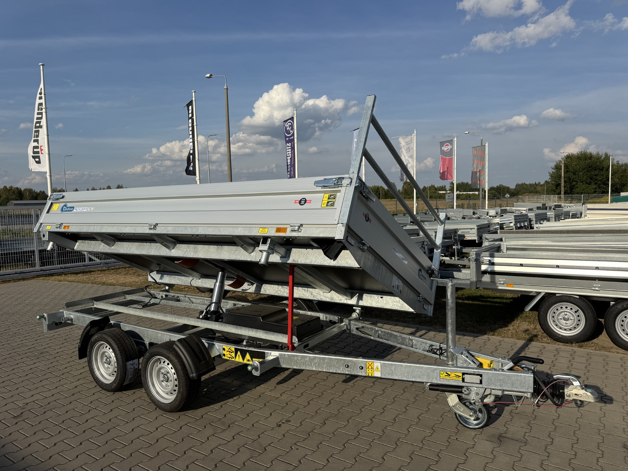 New Tipper trailer DEBON PW 3.6 Electric  360x180 cm 3.5T: picture 14