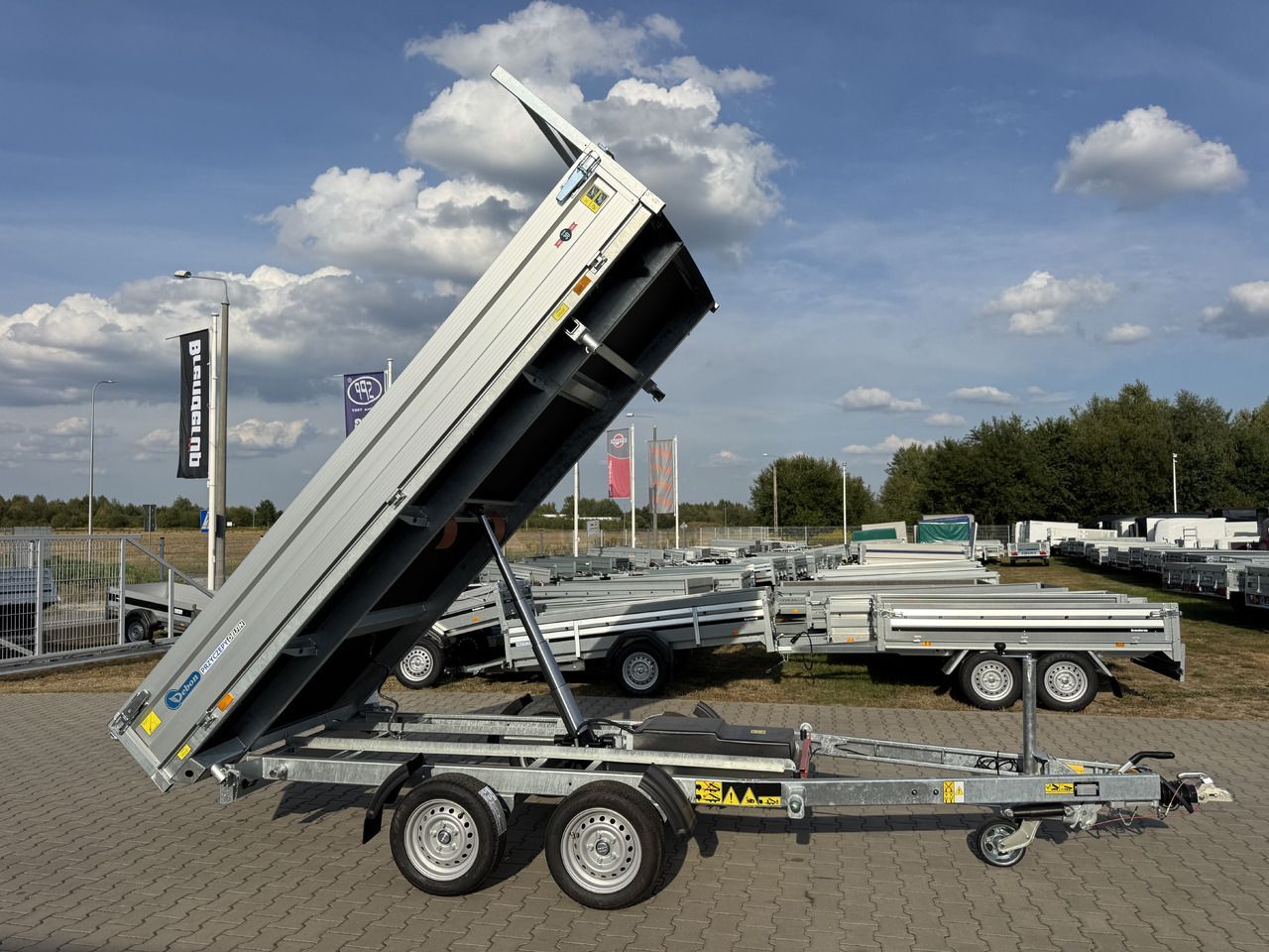 DEBON PW 3.6 Electric 360x180 cm 3.5T - Tipper trailer: picture 1 DEBON PW 3.6 Electric 360x180 cm 3.5T - Tipper trailer: picture 1