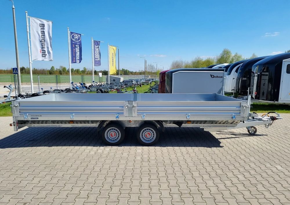 STEMA SHP O2 35-52-22.2 | 510x213 cm ALU 3,5T hamowana - Dropside/ Flatbed trailer: picture 2 STEMA SHP O2 35-52-22.2 | 510x213 cm ALU 3,5T hamowana - Dropside/ Flatbed trailer: picture 2