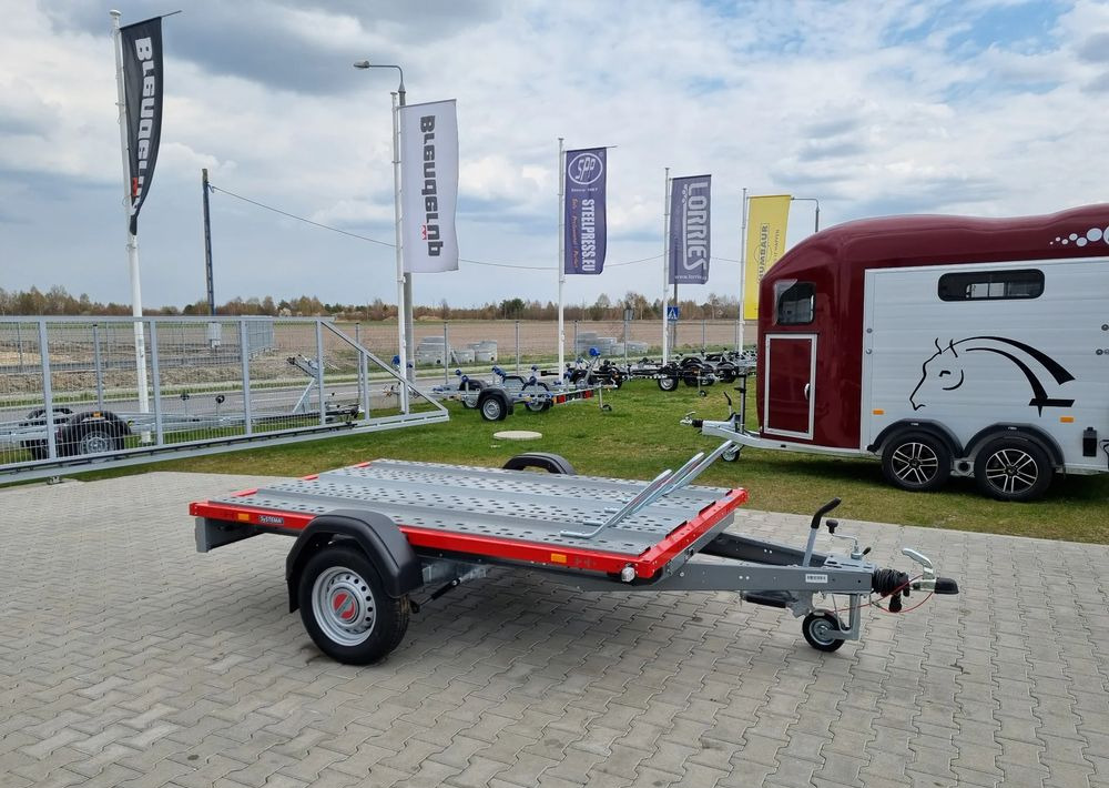 STEMA Stema STM 02 10-25-15.1 red | 251x153 cm 3 motocykle | DMC 1000kg - Motorcycle trailer: picture 1 STEMA Stema STM 02 10-25-15.1 red | 251x153 cm 3 motocykle | DMC 1000kg - Motorcycle trailer: picture 1