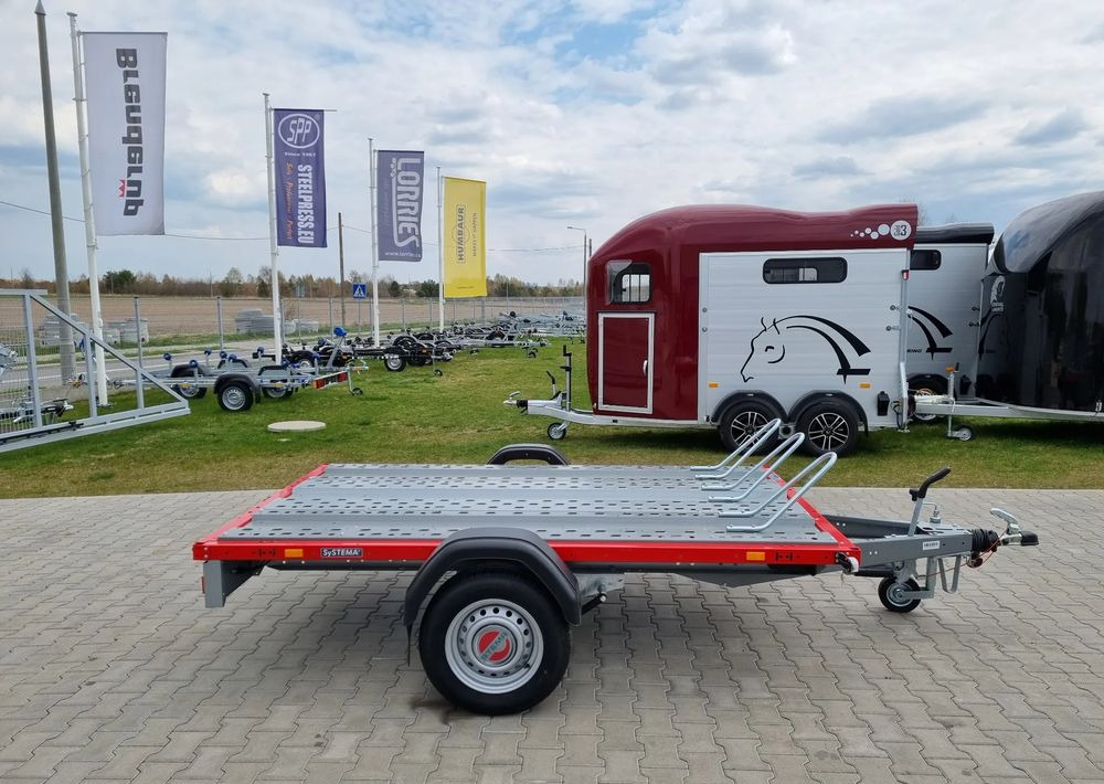 STEMA Stema STM 02 10-25-15.1 red | 251x153 cm 3 motocykle | DMC 1000kg - Motorcycle trailer: picture 3 STEMA Stema STM 02 10-25-15.1 red | 251x153 cm 3 motocykle | DMC 1000kg - Motorcycle trailer: picture 3