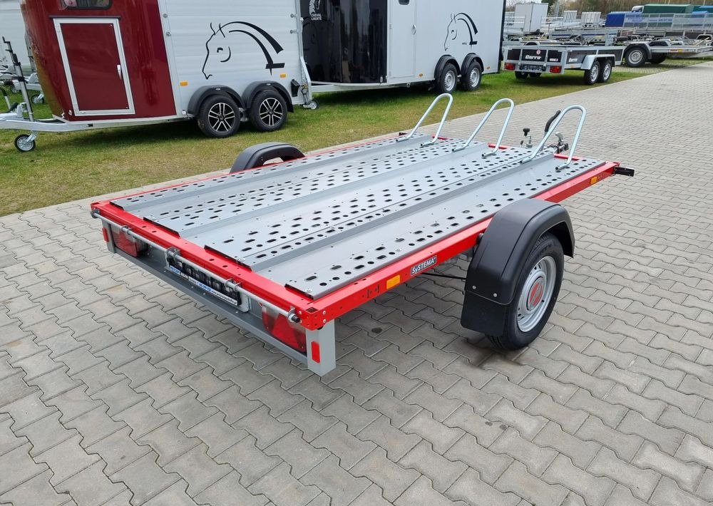 STEMA Stema STM 02 10-25-15.1 red | 251x153 cm 3 motocykle | DMC 1000kg - Motorcycle trailer: picture 4 STEMA Stema STM 02 10-25-15.1 red | 251x153 cm 3 motocykle | DMC 1000kg - Motorcycle trailer: picture 4