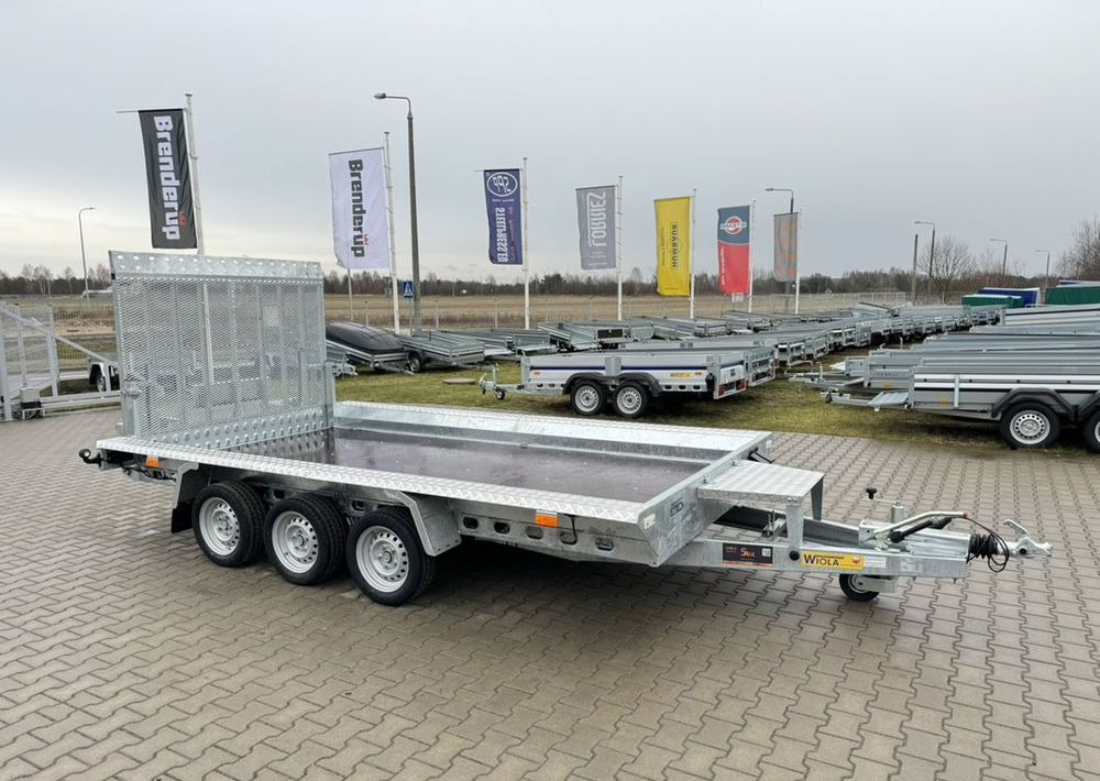 WIOLA B3540 MAX - 400 x 170 cm | 2546kg ładowności | trap stalowy | 3-osiowa budowlanka - Plant trailer: picture 1 WIOLA B3540 MAX - 400 x 170 cm | 2546kg ładowności | trap stalowy | 3-osiowa budowlanka - Plant trailer: picture 1
