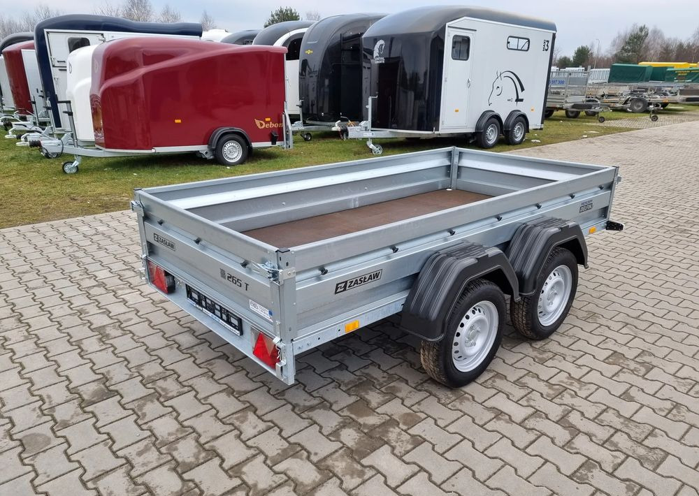 ZASŁAW 265T | 265 x 132 / 750 kg/ 2 osie / lekka przyczepa skrzyniowa - Dropside/ Flatbed trailer: picture 4 ZASŁAW 265T | 265 x 132 / 750 kg/ 2 osie / lekka przyczepa skrzyniowa - Dropside/ Flatbed trailer: picture 4