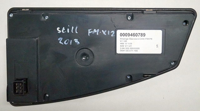 Still 0009460789 | Display Standard Can FM078 V1.06 HW V1.03 SW V1,41 399302020/ - Dashboard for Material handling equipment: picture 2 Still 0009460789 | Display Standard Can FM078 V1.06 HW V1.03 SW V1,41 399302020/ - Dashboard for Material handling equipment: picture 2