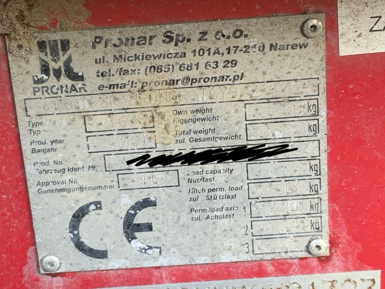 Pronar T679/2 - Dumper: picture 3 Pronar T679/2 - Dumper: picture 3