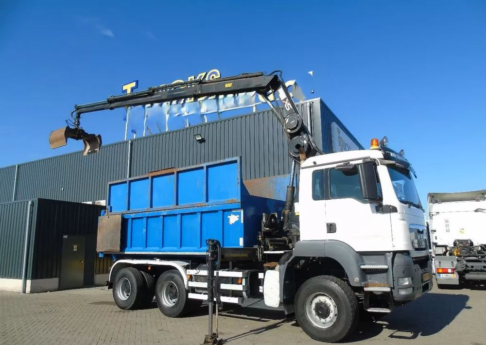 Tipper, Crane truck MAN TGS 26.400 6x6 – Wywrotka 3-stronna Meiller + Żuraw HIAB 166 E3 HIPRO – 429.222 km – Euro 4: picture 18 Tipper, Crane truck MAN TGS 26.400 6x6 – Wywrotka 3-stronna Meiller + Żuraw HIAB 166 E3 HIPRO – 429.222 km – Euro 4: picture 18