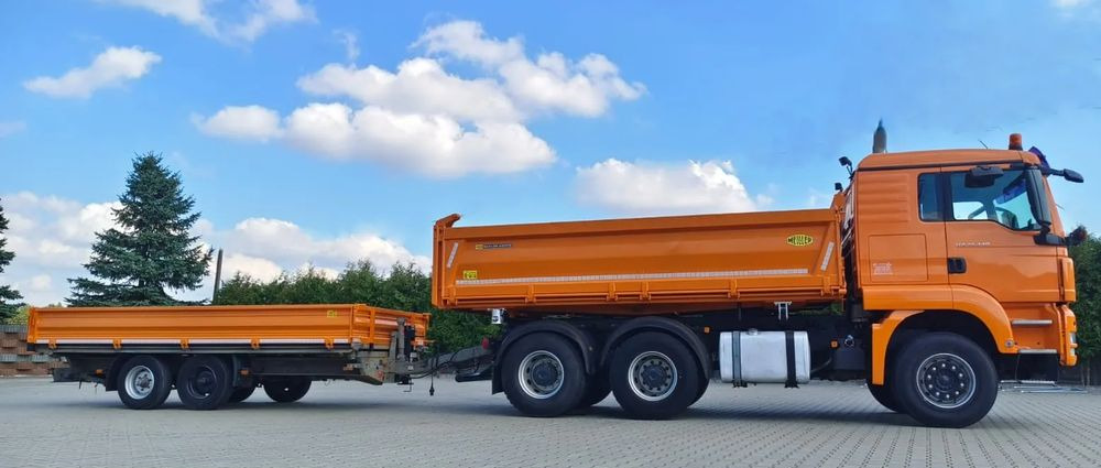 MAN TGS 26.440 | 6x4 | Retarder | Automat | Wywrotka Meiller | Euro 6 | + Przyczepa HUMBAUR wywrotka trójstronna | - Tipper: picture 2 MAN TGS 26.440 | 6x4 | Retarder | Automat | Wywrotka Meiller | Euro 6 | + Przyczepa HUMBAUR wywrotka trójstronna | - Tipper: picture 2