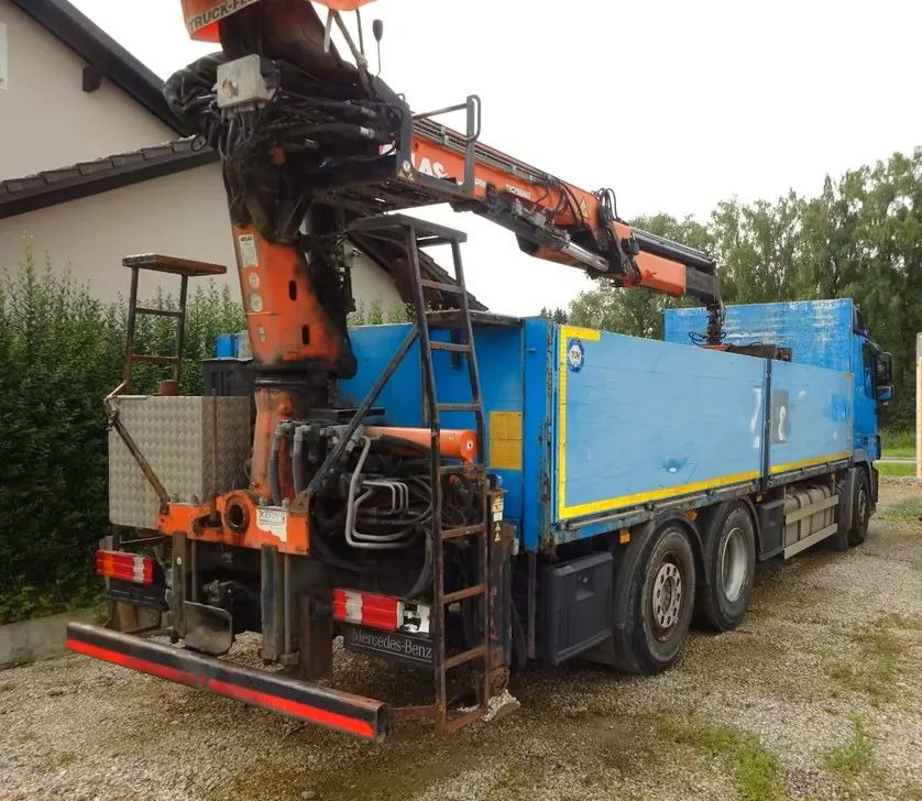 Mercedes-Benz Actros 2546/6x2/455KM/ zabudowana platforma ładunkowa / Kran Atlas 165.2 – żuraw hydrauliczny Atlas z chwytakiem do podnoszenia i przenoszenia ładunków / sterowana oś podnoszona / Euro - Dropside/ Flatbed truck, Crane truck: picture 3 Mercedes-Benz Actros 2546/6x2/455KM/ zabudowana platforma ładunkowa / Kran Atlas 165.2 – żuraw hydrauliczny Atlas z chwytakiem do podnoszenia i przenoszenia ładunków / sterowana oś podnoszona / Euro - Dropside/ Flatbed truck, Crane truck: picture 3
