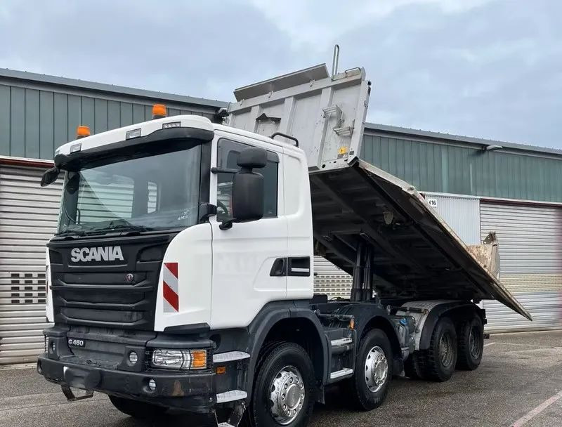 Scania G 450 8x4 | Meiller Bordmatik Wywrotka trójstronna | Retarder | 298.000 km!!!! | Euro 6 |1 właściciel - Tipper: picture 2 Scania G 450 8x4 | Meiller Bordmatik Wywrotka trójstronna | Retarder | 298.000 km!!!! | Euro 6 |1 właściciel - Tipper: picture 2