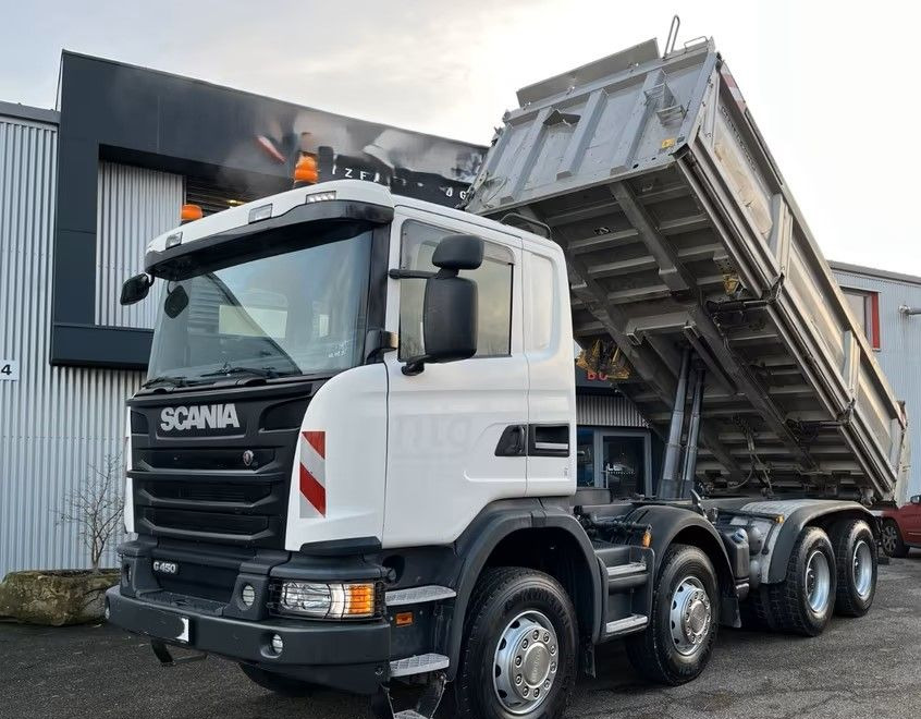 Scania G450 8x4 – Meiller 3-stronny wywrot – Bordmatik – Retarder – Euro 6 – 298.420 km - Tipper: picture 3 Scania G450 8x4 – Meiller 3-stronny wywrot – Bordmatik – Retarder – Euro 6 – 298.420 km - Tipper: picture 3