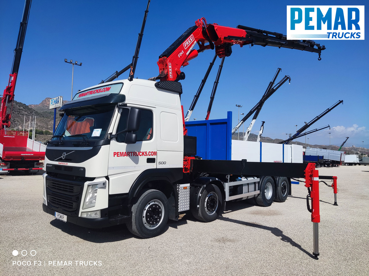 VOLVO FM 500 8X2 GRUA CAJA FIJA 32T - Crane truck: picture 1 VOLVO FM 500 8X2 GRUA CAJA FIJA 32T - Crane truck: picture 1