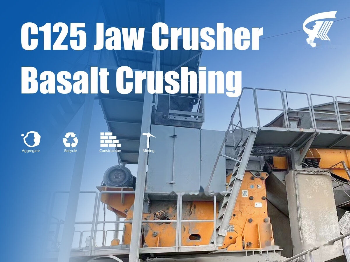 Kinglink C125 Basalt Stone Jaw Crusher - Jaw crusher: picture 1 Kinglink C125 Basalt Stone Jaw Crusher - Jaw crusher: picture 1