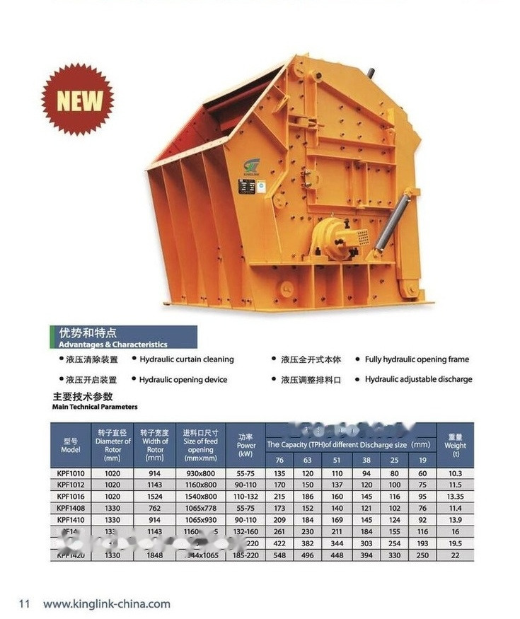Kinglink HSI Impact Crusher KPF1420 - Impact crusher: picture 4 Kinglink HSI Impact Crusher KPF1420 - Impact crusher: picture 4