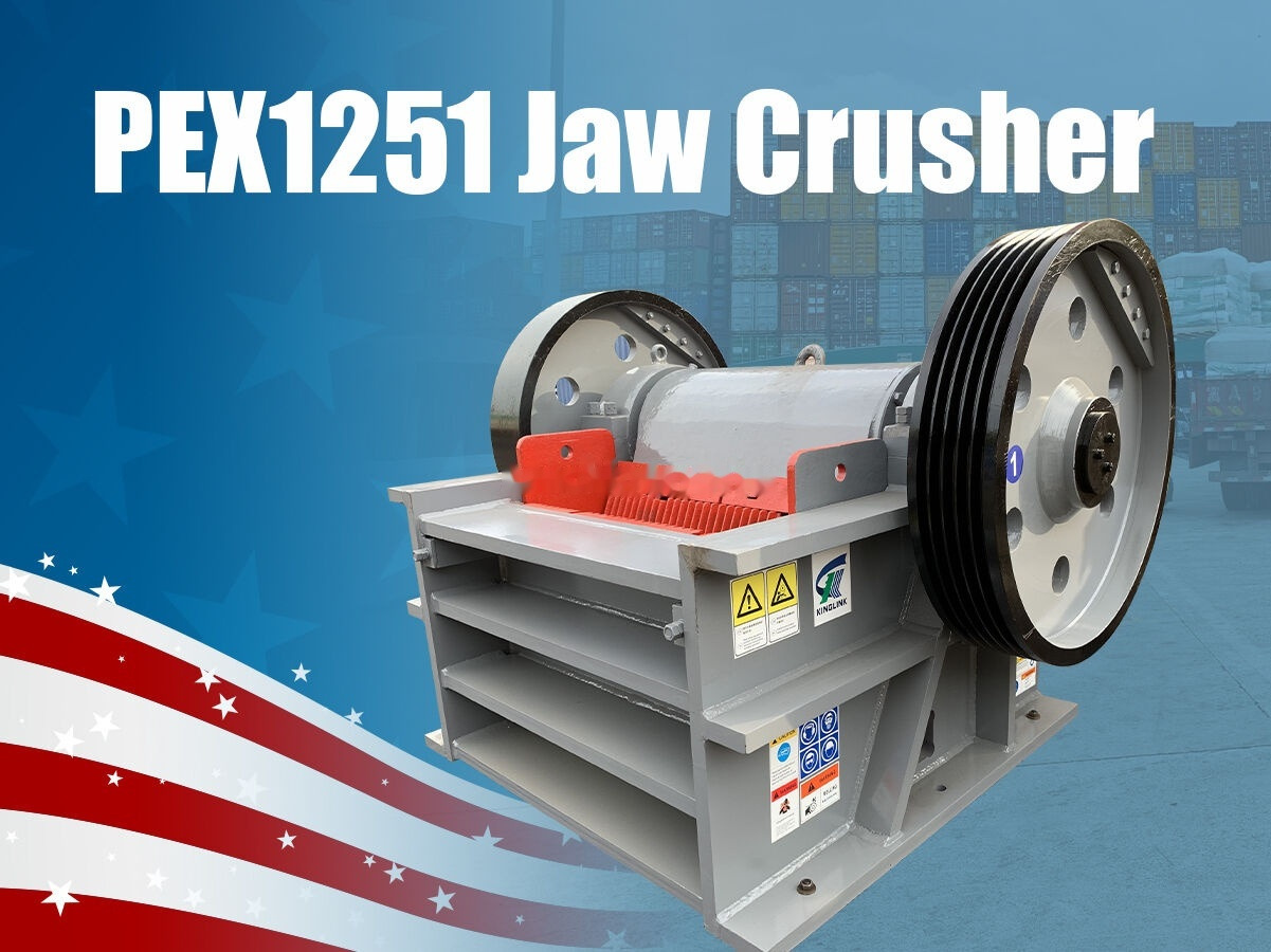 Kinglink Hard Stone Secondary Jaw Crusher PEX1251 - Jaw crusher: picture 1 Kinglink Hard Stone Secondary Jaw Crusher PEX1251 - Jaw crusher: picture 1