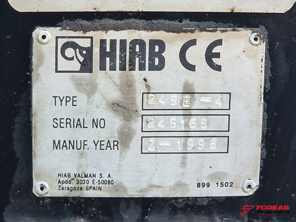 Truck mounted crane HIAB 245 E-4 WITH RADIO CONTROL: picture 19 Truck mounted crane HIAB 245 E-4 WITH RADIO CONTROL: picture 19