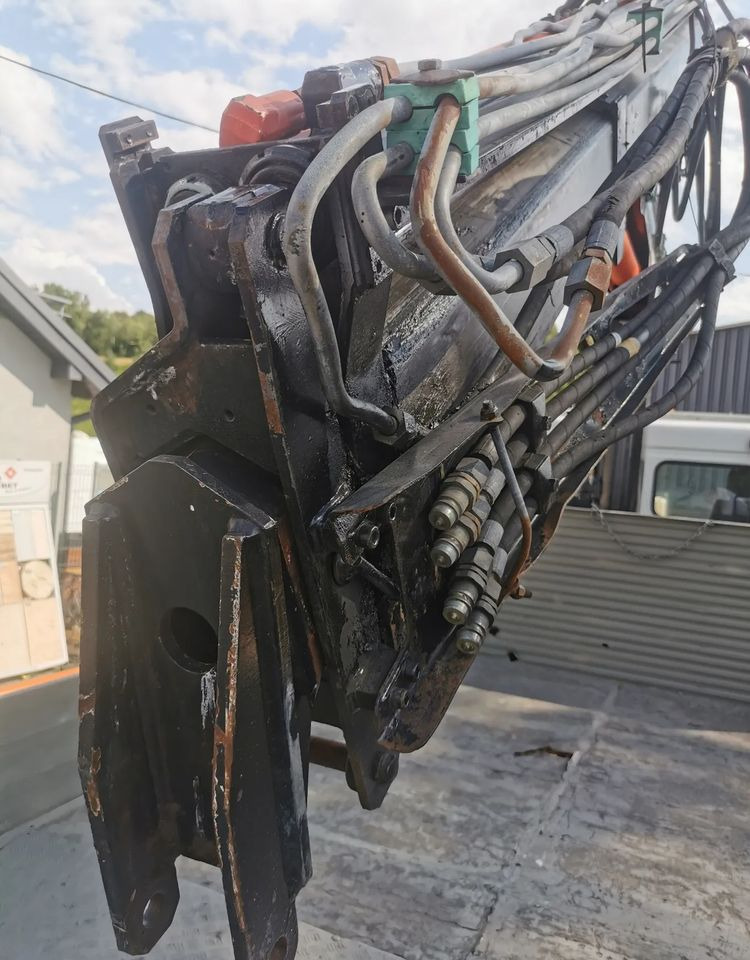 Dropside/ Flatbed truck, Crane truck Mercedes-Benz Atego 1823 żuraw HDS Atlas 105.2 koła 315/80R22,5: picture 12