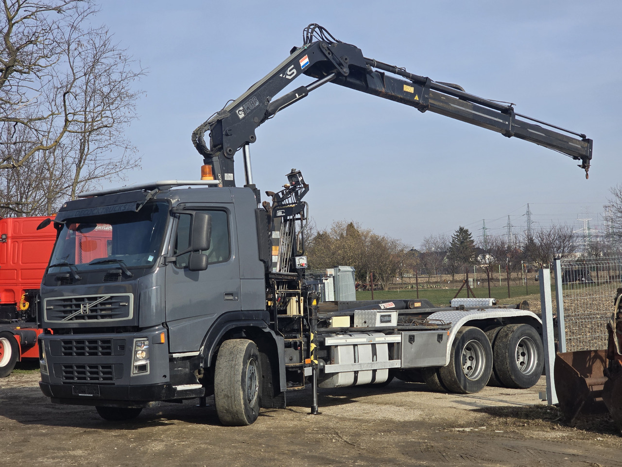 VOLVO FM 380 HOOK SYSTEM / HIAB 166 D2 DUO - Hook lift truck: picture 5 VOLVO FM 380 HOOK SYSTEM / HIAB 166 D2 DUO - Hook lift truck: picture 5