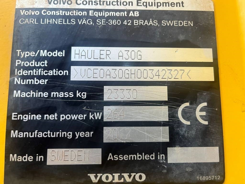 Volvo A 30 G (Under Preparation) - Articulated dumper: picture 2 Volvo A 30 G (Under Preparation) - Articulated dumper: picture 2