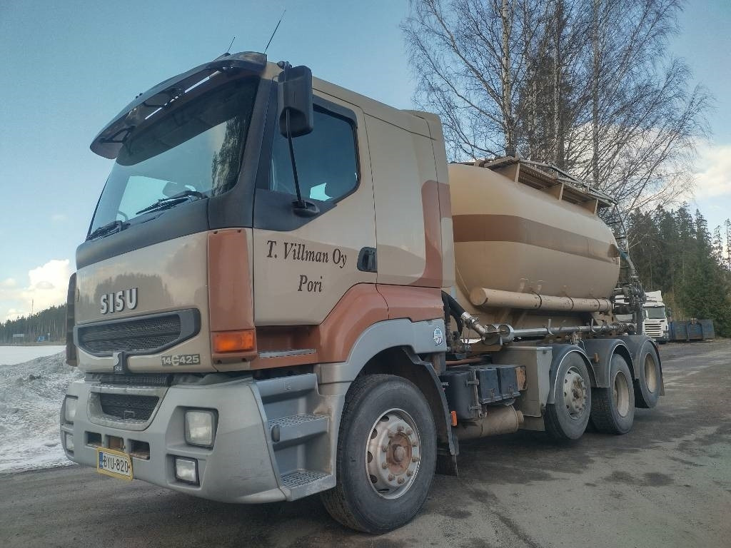 Sisu E14 8x2 kippipainepytty+kompura - Tank truck: picture 2 Sisu E14 8x2 kippipainepytty+kompura - Tank truck: picture 2