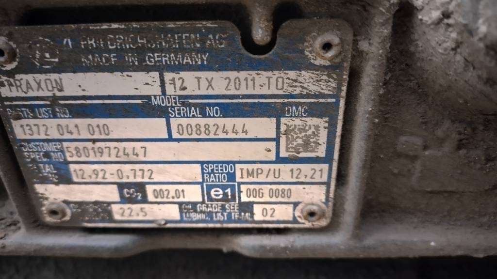 ZF Traxon 12 TX 2011 TO - Gearbox for Truck: picture 5 ZF Traxon 12 TX 2011 TO - Gearbox for Truck: picture 5