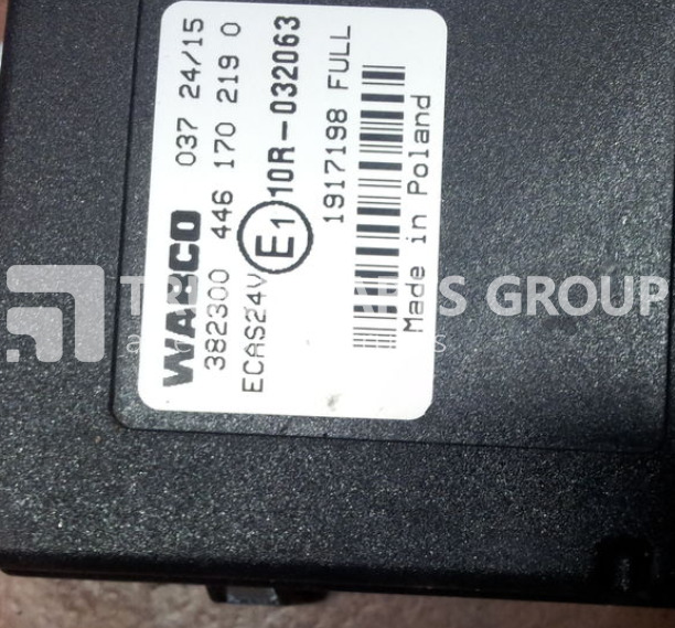 DAF 105 XF, ECAS, EURO5, EURO6, electric control unit 1639389; 16578 control unit - ECU for Truck: picture 1 DAF 105 XF, ECAS, EURO5, EURO6, electric control unit 1639389; 16578 control unit - ECU for Truck: picture 1