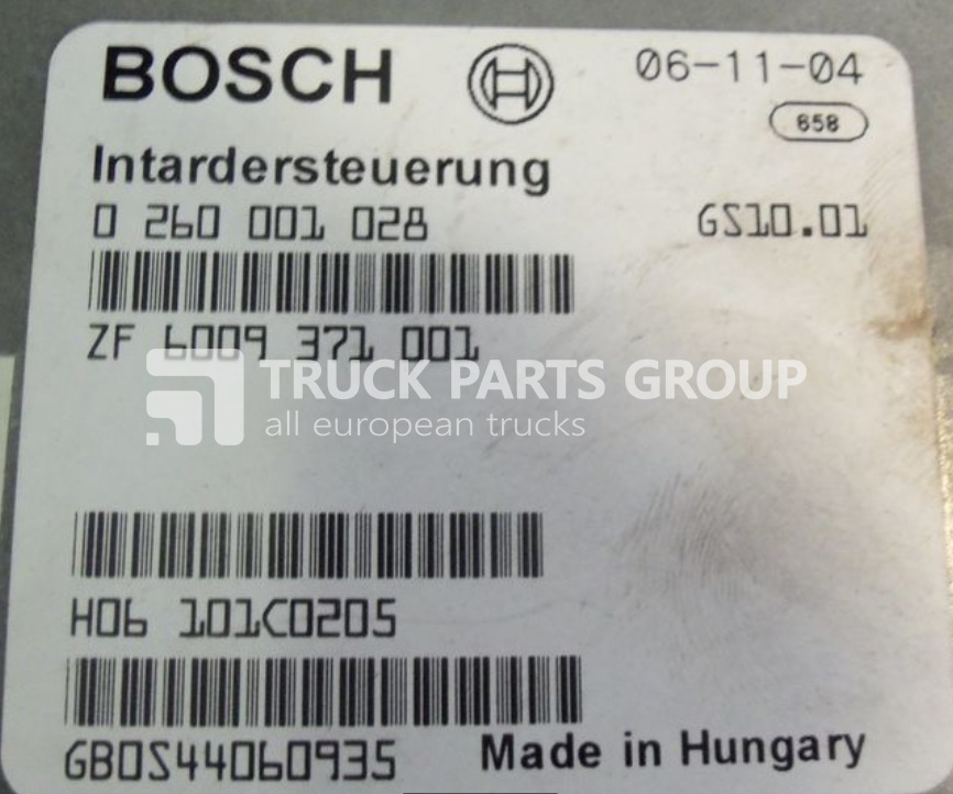 DAF 105 XF EUR 4, EURO 5 emission, electronic control unit ZF - inta control unit - ECU for Truck: picture 1 DAF 105 XF EUR 4, EURO 5 emission, electronic control unit ZF - inta control unit - ECU for Truck: picture 1