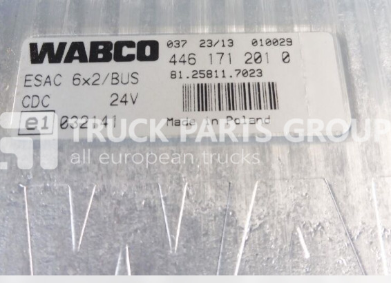 MAN TGX, TGS, EURO6. EURO 6 emission standard ESAC, ECAS control uni control unit - ECU for Truck: picture 1 MAN TGX, TGS, EURO6. EURO 6 emission standard ESAC, ECAS control uni control unit - ECU for Truck: picture 1