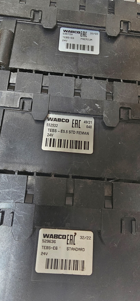 Mercedes MERCEDES, MAN, VOLVO, DAF, SCANIA EURO6 trailers TEBS PREMIUM, STANDARD pressure brake modulators by WABCO, SCHMITZ, WABCO, KRONE, CARGOBUL TEBS2, TEBS-E2, 4801020300, 4801020310, 4801020330, 48010203 - Brake valve for Truck: picture 3 Mercedes MERCEDES, MAN, VOLVO, DAF, SCANIA EURO6 trailers TEBS PREMIUM, STANDARD pressure brake modulators by WABCO, SCHMITZ, WABCO, KRONE, CARGOBUL TEBS2, TEBS-E2, 4801020300, 4801020310, 4801020330, 48010203 - Brake valve for Truck: picture 3