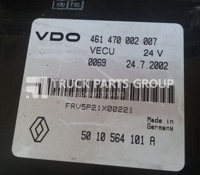 RENAULT DCI VECU VDO unit, EDC, ECU control unit - ECU for Truck: picture 3 RENAULT DCI VECU VDO unit, EDC, ECU control unit - ECU for Truck: picture 3