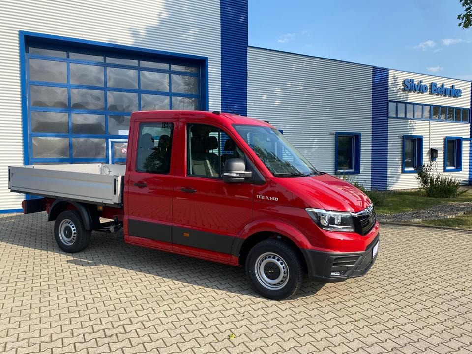 MAN TGE 3.140 Doka Pritsche Next Level *TEMPO*KLIMA*CAM*AHK*APP*PDC*INKL.19% MWST*SOFORT!* - Open body delivery van, Combi van: picture 2 MAN TGE 3.140 Doka Pritsche Next Level *TEMPO*KLIMA*CAM*AHK*APP*PDC*INKL.19% MWST*SOFORT!* - Open body delivery van, Combi van: picture 2