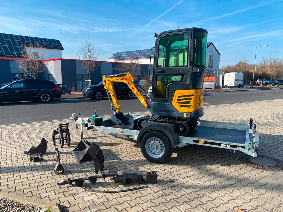 Minibagger BK950KS + Anhänger + Zubehör *INKL.19% MWST*BERGER KRAUS*KABINE*SOFORT!* - Mini excavator: picture 3 Minibagger BK950KS + Anhänger + Zubehör *INKL.19% MWST*BERGER KRAUS*KABINE*SOFORT!* - Mini excavator: picture 3