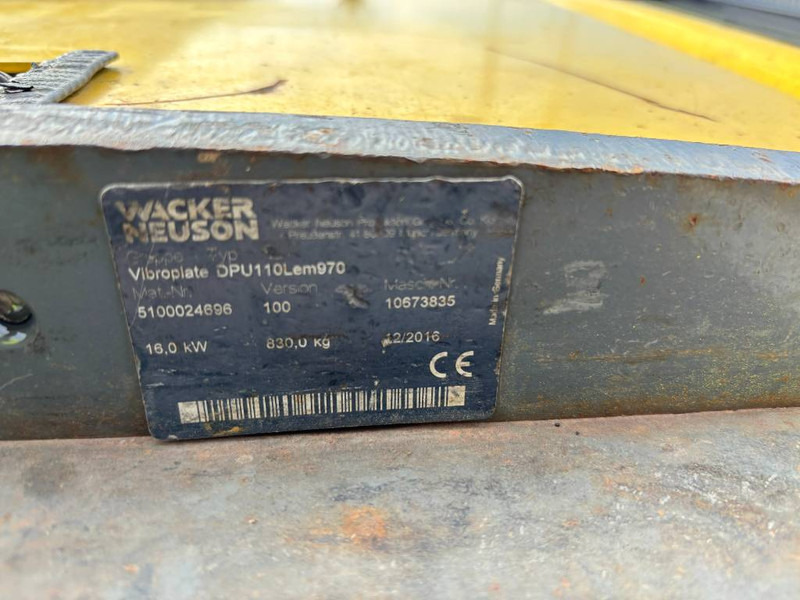 WACKER NEUSON DPU110Lem970 - Vibratory plate: picture 5 WACKER NEUSON DPU110Lem970 - Vibratory plate: picture 5