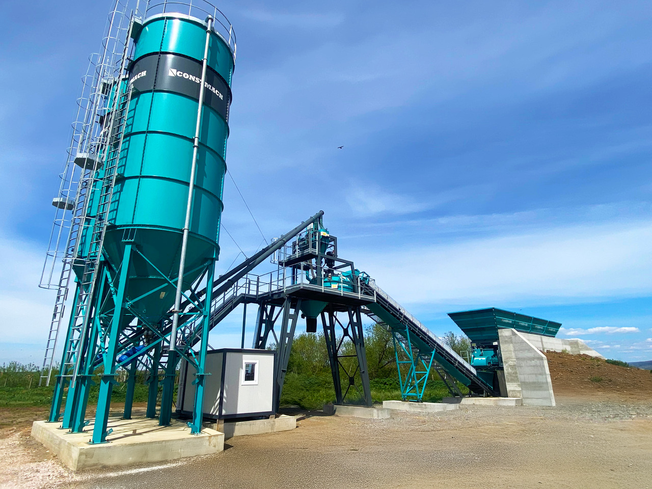 Constmach Centrale à Béton Compacte de 60 m³/h Avec Tapis Roulant - Concrete plant: picture 4 Constmach Centrale à Béton Compacte de 60 m³/h Avec Tapis Roulant - Concrete plant: picture 4