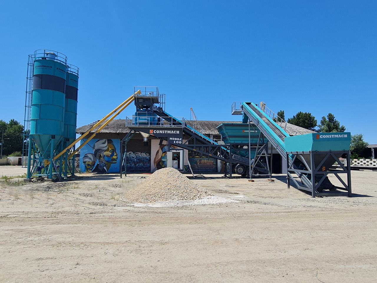 New Concrete plant Constmach Centrale à Béton Mobile de 100 m³/h: picture 12