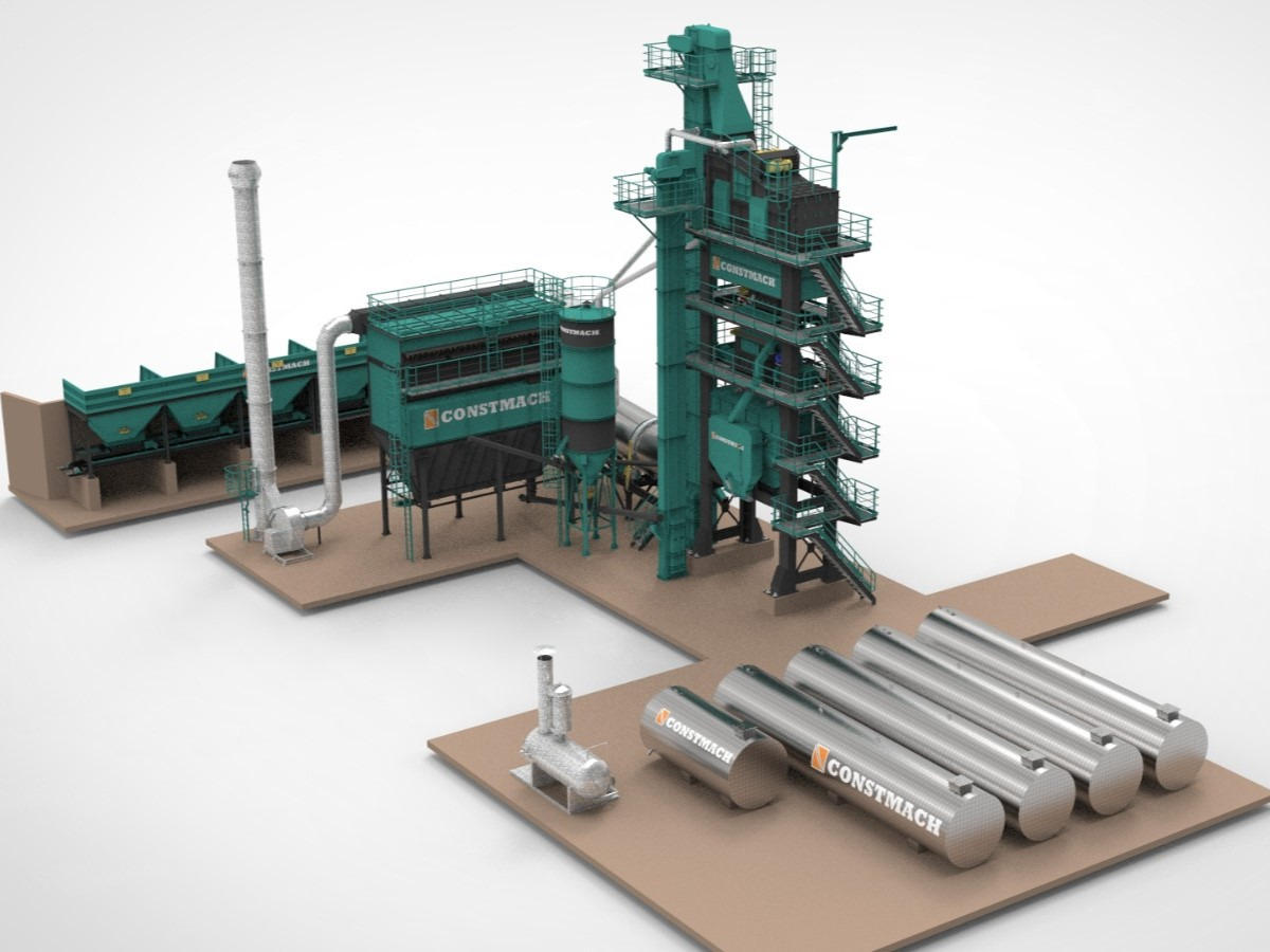 Constmach Centrales D'asphalte Fixes de Type Batch - Asphalt plant: picture 1 Constmach Centrales D'asphalte Fixes de Type Batch - Asphalt plant: picture 1