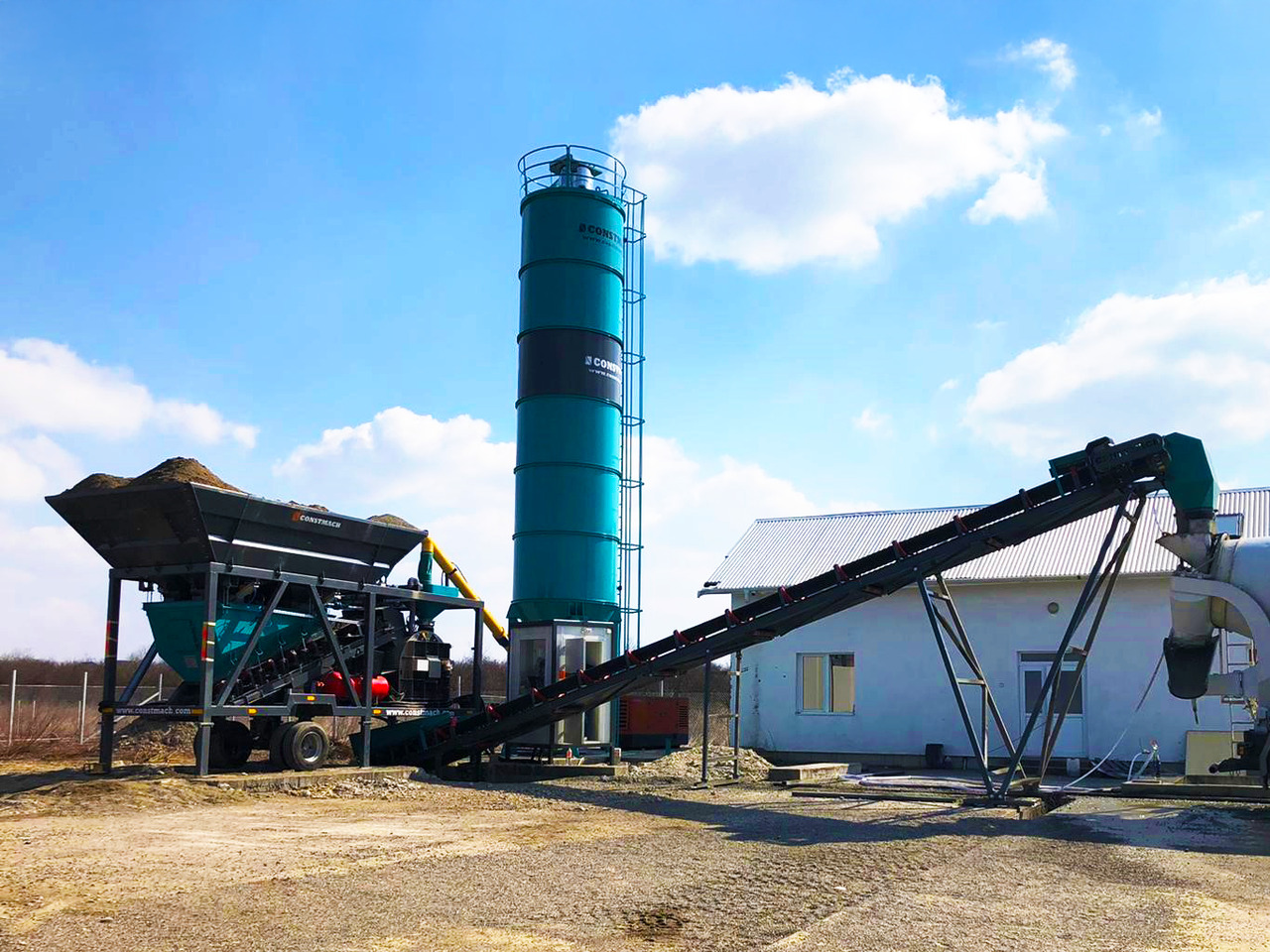 Constmach Kleine mobile Betonmischanlage 45 m³/h - Concrete plant: picture 4 Constmach Kleine mobile Betonmischanlage 45 m³/h - Concrete plant: picture 4