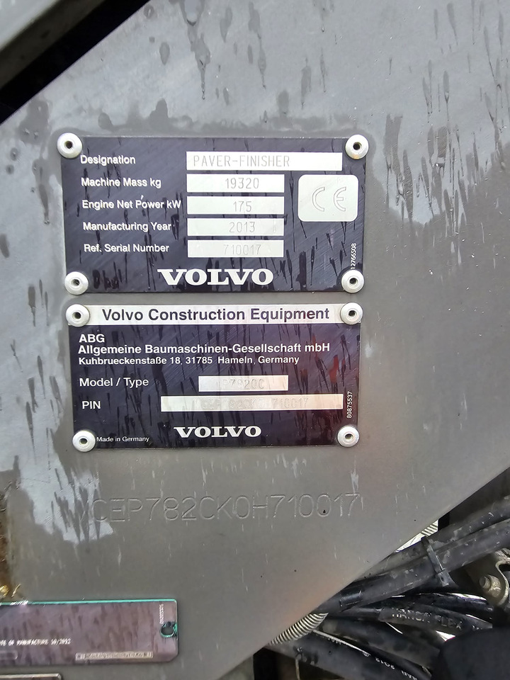 Asphalt paver VOLVO ABG 7820C: picture 19