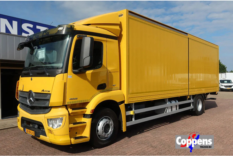 Mercedes-Benz Antos Bak + klep+ schuifwand + Ringfeder - Box truck: picture 1 Mercedes-Benz Antos Bak + klep+ schuifwand + Ringfeder - Box truck: picture 1