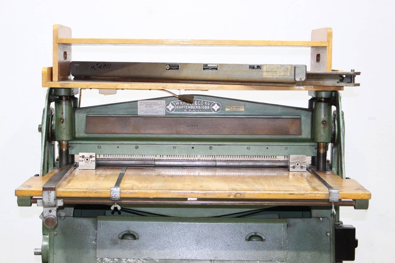 W. Kroll Gartenberg K80 - Paper cutting machine: picture 3 W. Kroll Gartenberg K80 - Paper cutting machine: picture 3